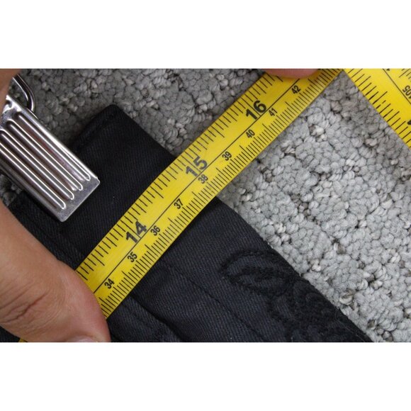 Rag & Bone Jeans Womens Size 27 Black Solid Skinny Intermix Floral Embroidered - Picture 9 of 13